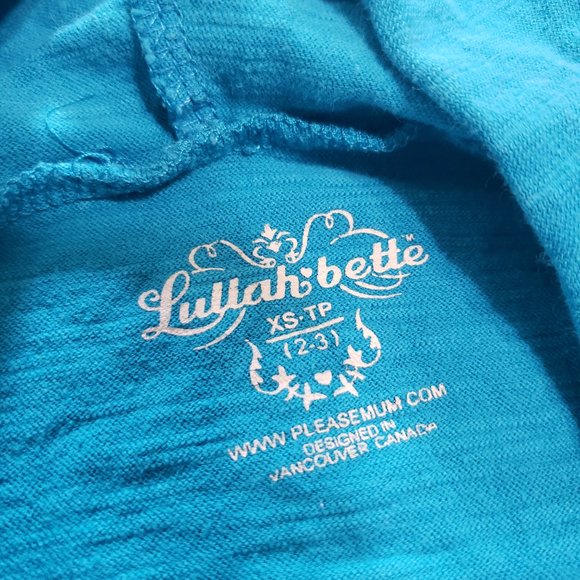 Long Sleeve Sweater Hooded Floral Design Light XS 2-3 Year Size Lullah Bette - Picture 6 of 6